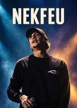 Nekfeu Concert Performance Poster