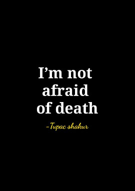 Tupac Shakur Inspirational Quote Poster