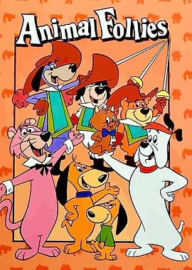 Animal Follies Hanna-Barbera Cartoon Poster