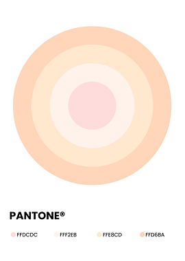 Pantone Pastel Color Palette Circle