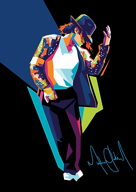Michael Jackson Pop Art Portrait