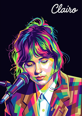 Clairo Pop Art Portrait