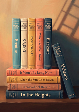 In the Heights Sheet Music Books