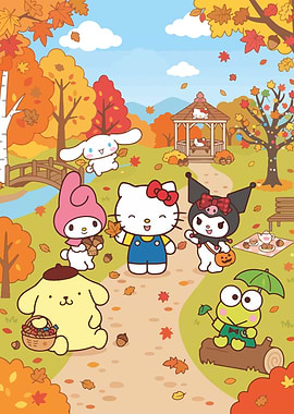 Sanrio Friends Autumn Park Gathering