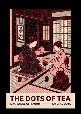 Yayoi Kusama The Dots of Tea Japanese Ceremony