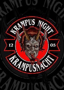 Krampus Night Graphic Emblem