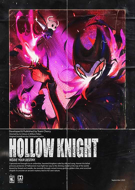 Hollow Knight Silksong Fan Poster