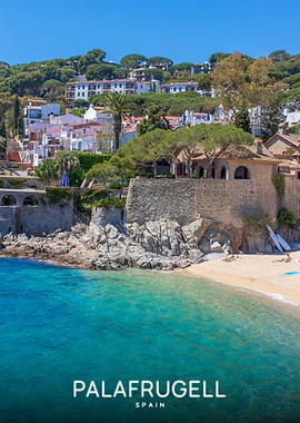Coastal View of Palafrugell Spain