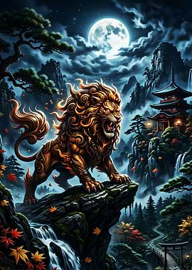 Golden Lion Guardian