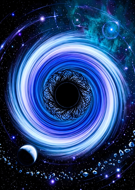 Cosmic Black Hole Swirl