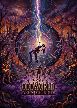 Oddworld Abe's Exoddus Game Poster