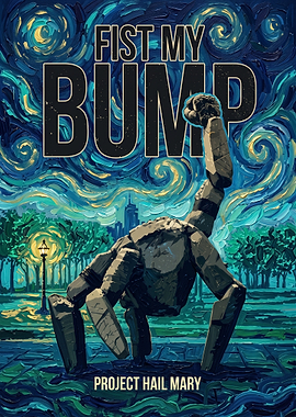 Project Hail Mary Fist Bump Poster