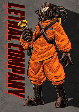 Lethal Company Employee Fan Art