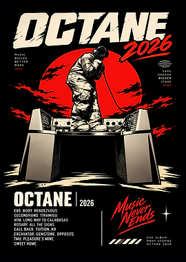 Octane 2026 Music Album Poster