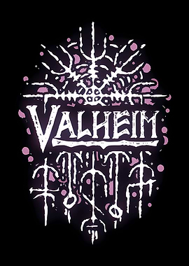 Valheim Viking Logo Graphic