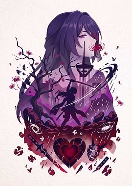 Acheron Honkai Star Rail Fan Art
