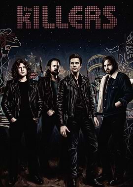 The Killers Band Portrait Poster