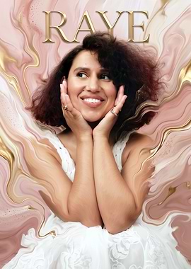 Raye Portrait with Marble Background
