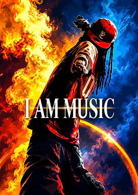 I Am Music Poster