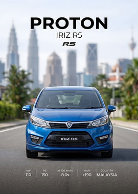 Proton Iriz R5 Promotional Poster