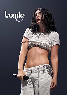 Lorde Performance Digital Illustration
