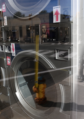 Reflective View of Industrial Dryers