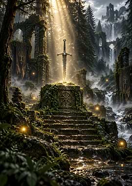 Mystic Forest Excalibur Shrine