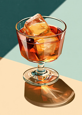 Illustration of an Old Fashioned