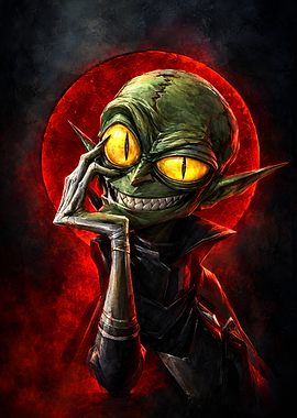 Sinister Green Goblin Portrait