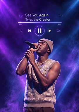 Tyler, the Creator Music Player Poster