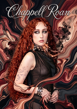Chappell Roan Artistic Portrait Poster
