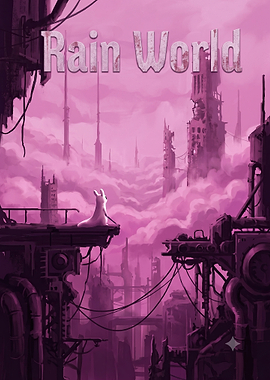Rain World Slugcat Poster