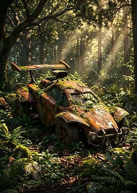 Abandoned Rocket League Octane Car