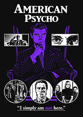 American Psycho Patrick Bateman Poster