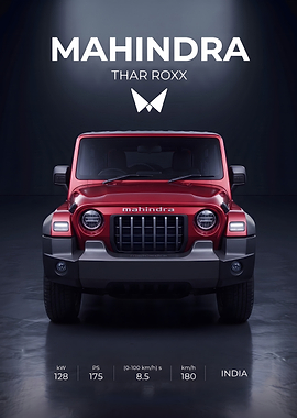 Mahindra Thar Roxx Promotional Poster