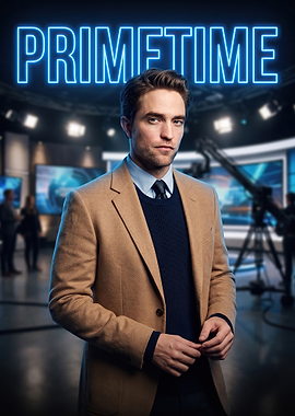 Robert Pattinson Primetime News Anchor