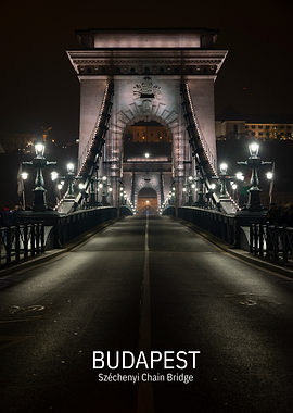 Széchenyi Chain Bridge at Night