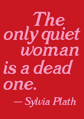 Sylvia Plath Quote Text Art