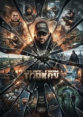 Escape From Tarkov Shattered Realities Poster