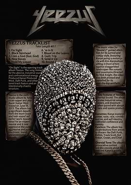 Kanye West Yeezus Album Poster