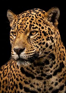 Majestic Jaguar Portrait