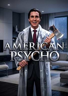 American Psycho Patrick Bateman Poster