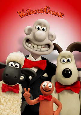 Wallace and Gromit Character Poster