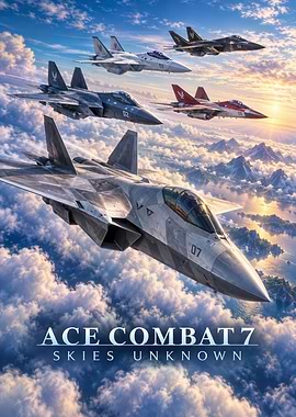 Ace Combat 7 Skies Unknown Poster