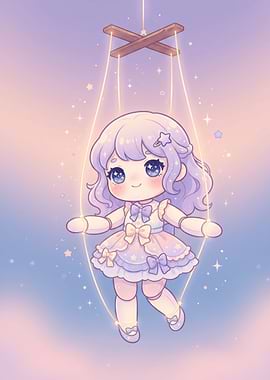 Cute Chibi Marionette Doll