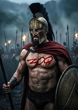 Spartan Warrior from 300 Movie