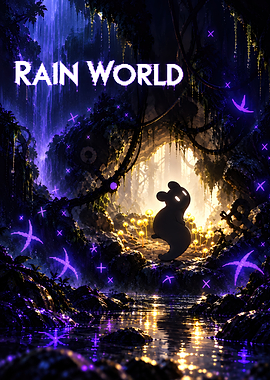 Rain World Slugcat Forest