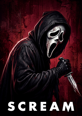 Ghostface Scream Movie Poster