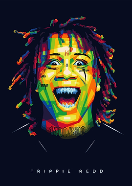 Trippie Redd Pop Art Portrait