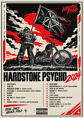 Hardstone Psycho 2024 Album Poster